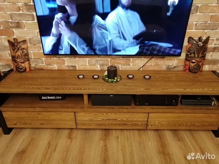 Тв тумба в стиле лофт