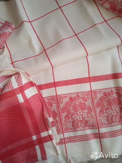 Льняные скатерти,рушники СССР