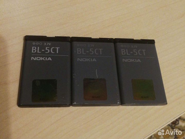 Оригинальные аккумуляторы Nokia BL-5CT