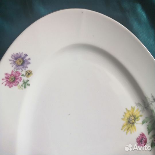 Блюдо большое фарфор Чехословакия
