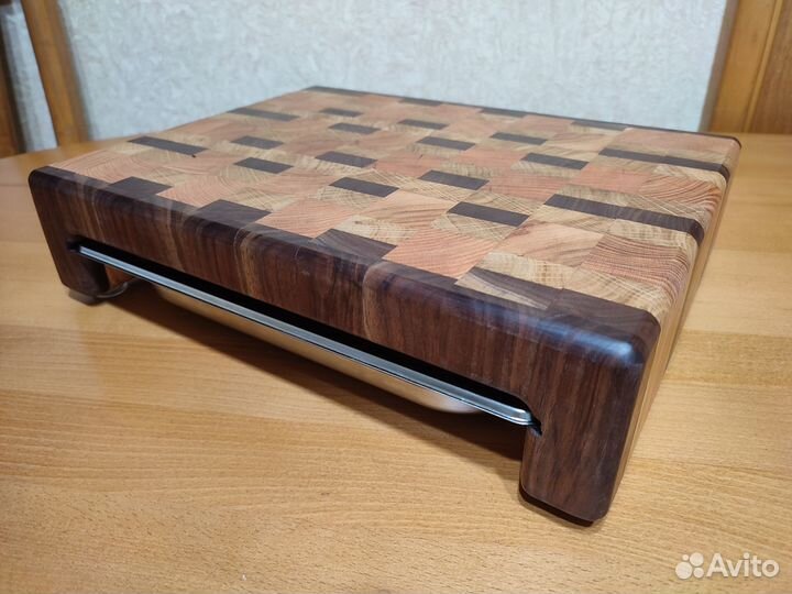 Торцевые разделочные доски с гастроёмкостью и без