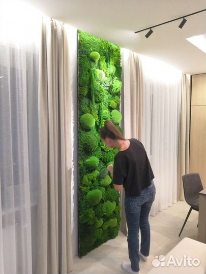 Панно из стабилизированного мха