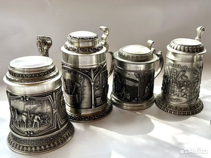 Пивные оловянные кружки