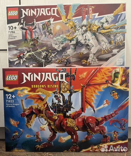 Lego Ninjago 71786 и 71822 новые оригинал