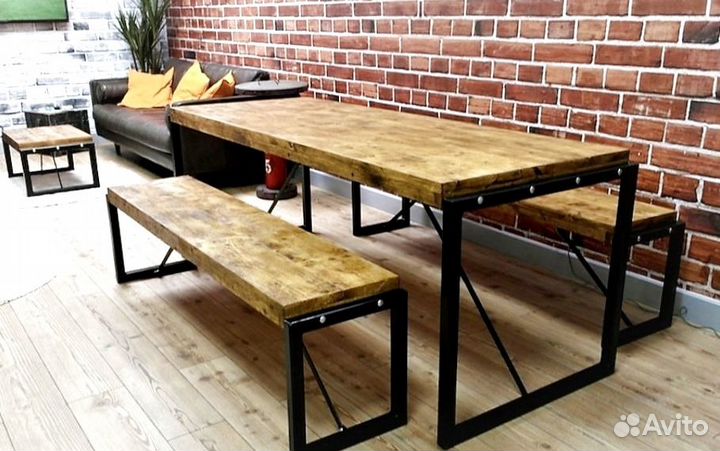 Столы в стиле Лофт любого дизайна сложности