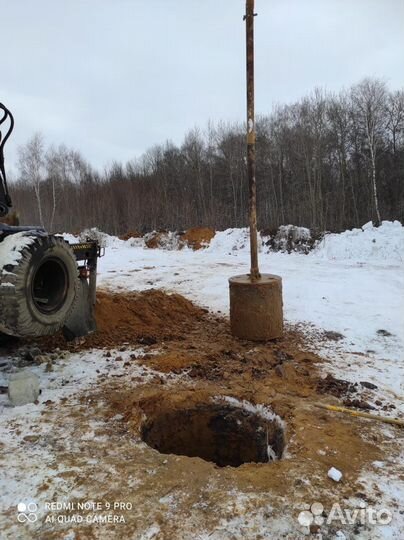 Бурение колодцев машиной.Бурение колодца за 1 день