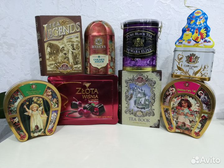 Коробки из под чая и конфет