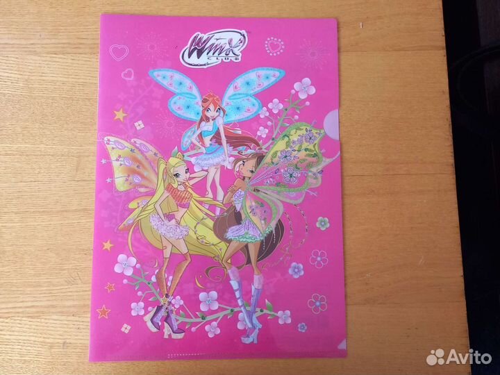 Папка А4 для рисунков Winx