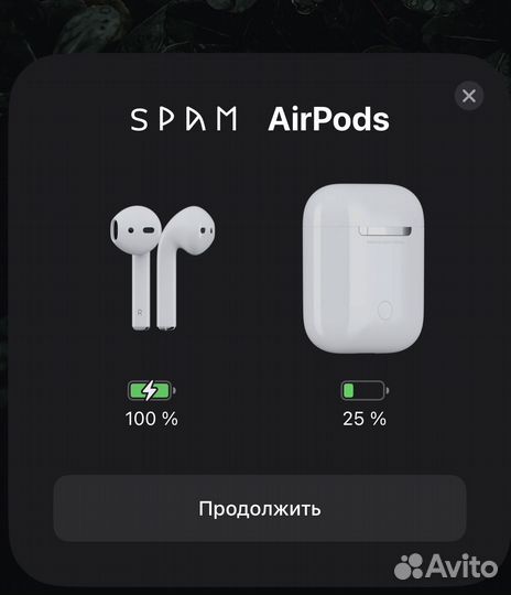 Беспроводные наушники apple airpods