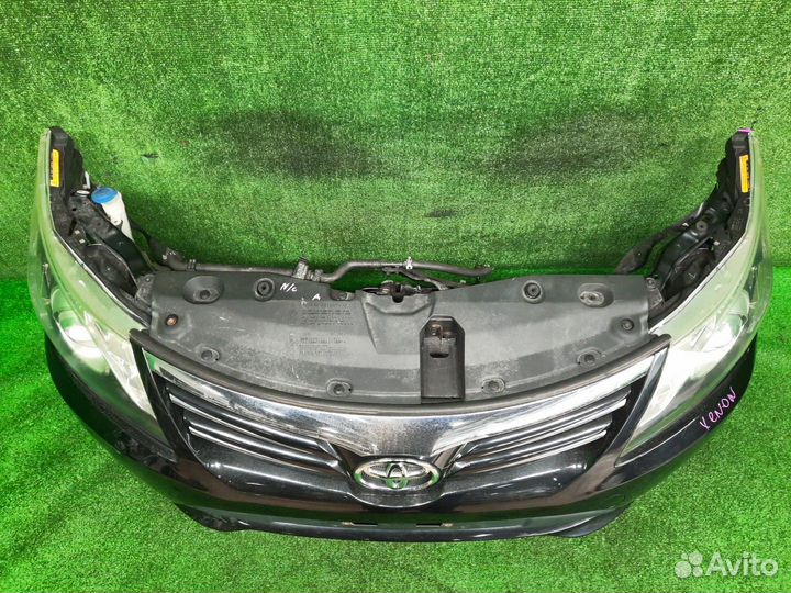 Ноускат toyota avensis ZRT272 3ZR-FAE 2011 0047 xenon, заглушки, царапина, фары лом креплений контра