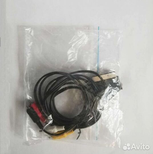 Шнур соединительный A/B scart - 3RCA (Б/У)