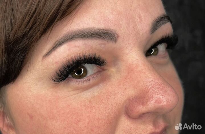 Наращивание ресничек, салон на спутнике)