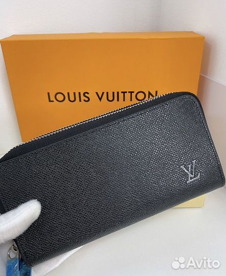 Мужской кошелек/портмоне Louis vuitton натур.кожа