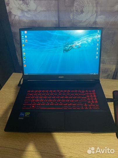 Игровой ноутбук msi katana gf76