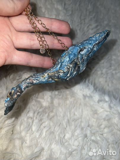 Синий Кит. Игрушки из ваты. Подвесы в машину