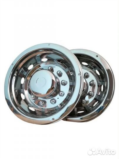 Колпаки задние 22,5 глубокие с гайками