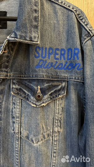 Куртка джинсовая superdry мужская