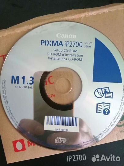 Принтер струйный, Canon,б/у