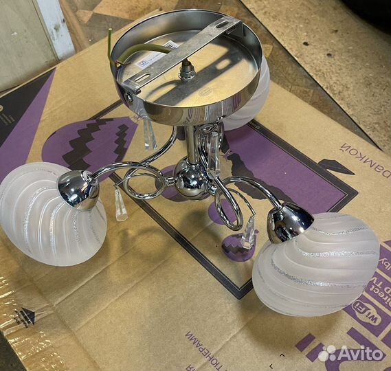 Люстра потолочная подвесная бу