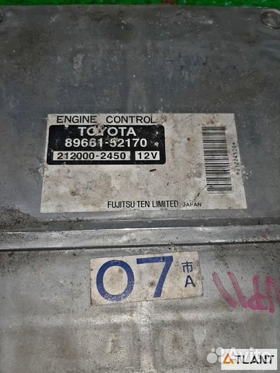 Блок efi toyota porte