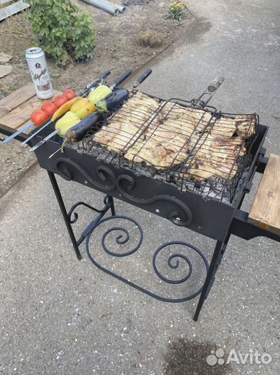 Гриль Мaнгaл с крышкой 4 мм от производиtеля