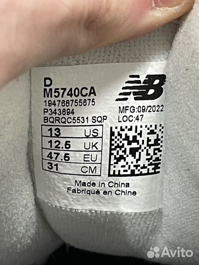 Кроссовки New Balance 5740 Оригинал