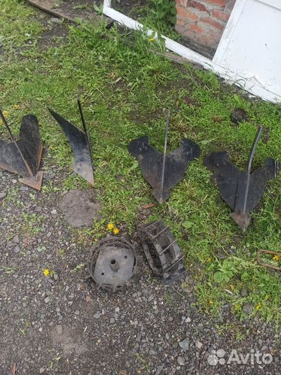 3 Окучника плуг и грунтозацепы для мотоблока
