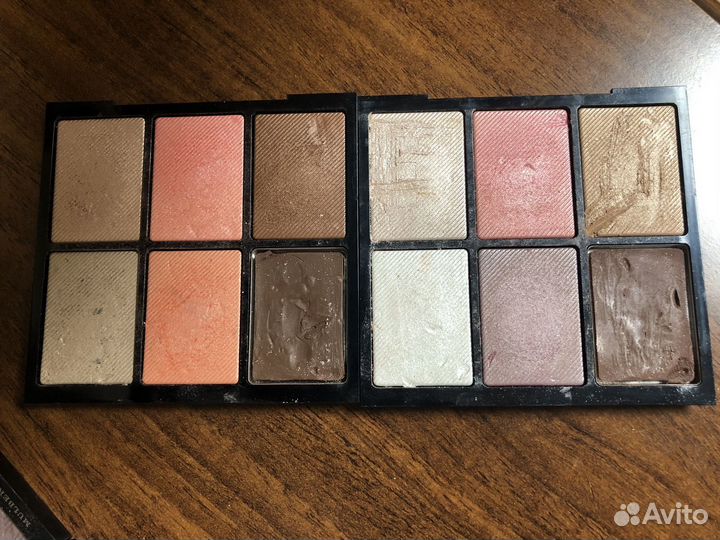 Burberry тени румяна