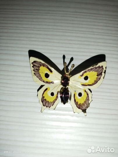 Винтажная брошь чехословакия