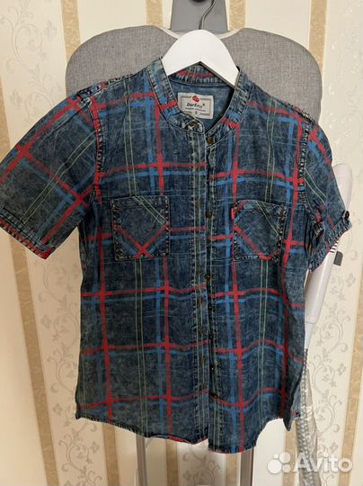 Джинсовая рубашка новая