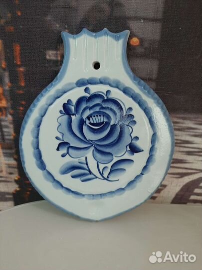 Гжель фигурки доска сахарница конфетница СССР