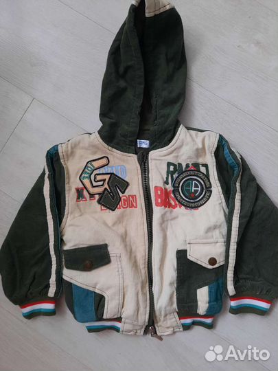 Костюм новый весенний вельветовый 110 размер