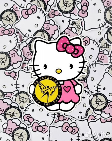 Значок гандбольный Ростов-Дон / Hello Kitty