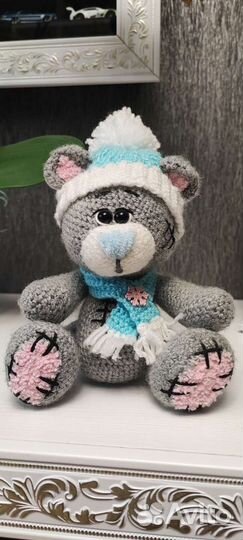 Мишка Тедди вязанный
