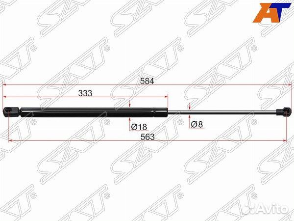 Амортизатор крышки багажника KIA sportage II 05-10