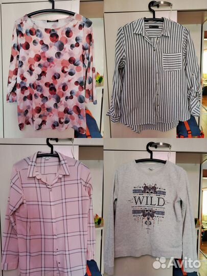 Женские брендовые вещи пакетом р. 46-48