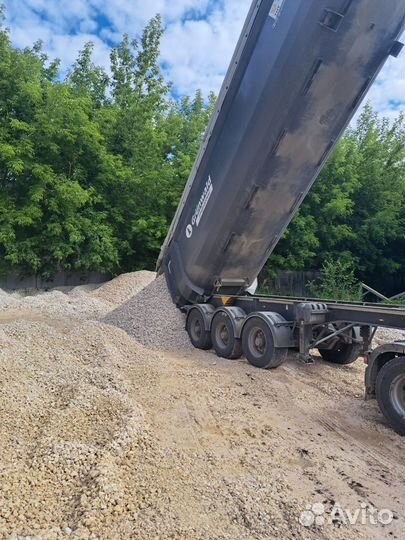 Щебень,Отсев,Песок крупный