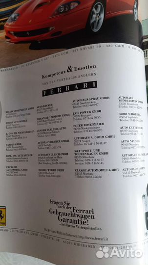 Ferrari Феррари журнал юбилейный выпуск 1997