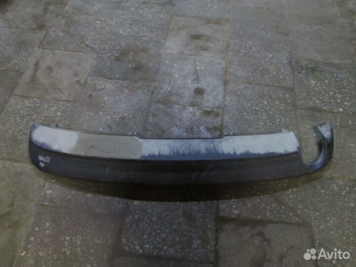 Юбка заднего бампера Audi A4 B9 2015 Ауди А4