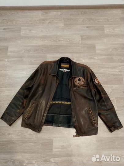 Кожаная куртка 54-56р