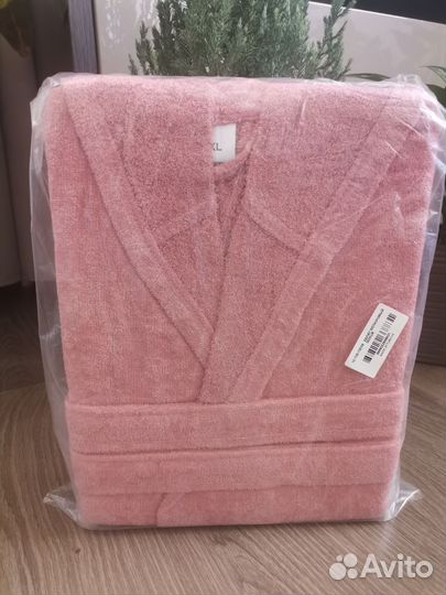 Халат мужской/женский с капюшоном махровый 100 х/б