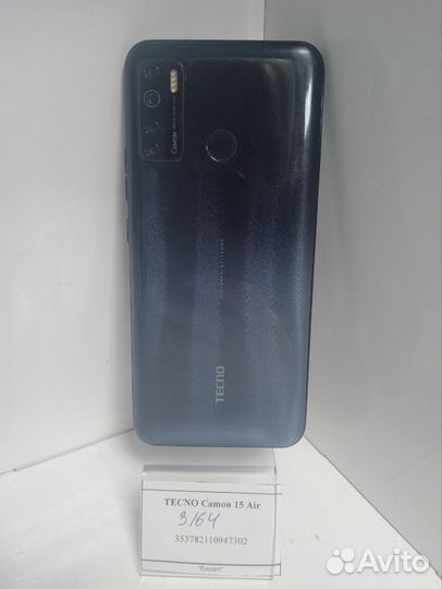 TECNO Camon 15 Air, 3/64 ГБ