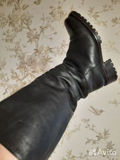 Зимние женские сапоги 40 натуральная кожа
