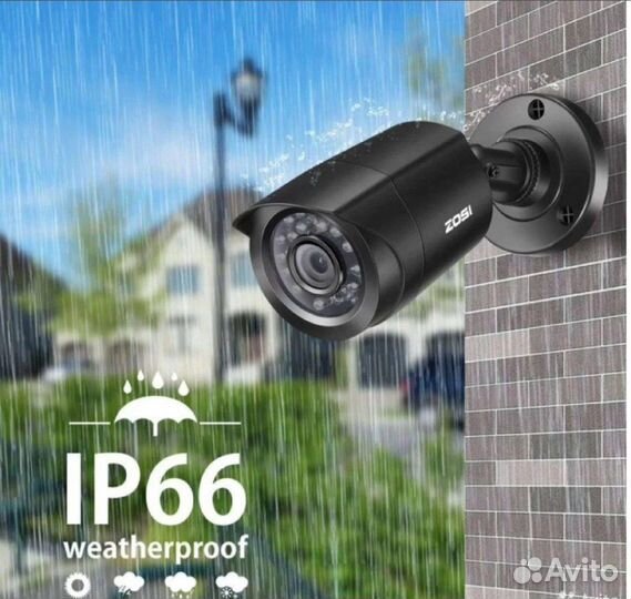 Комплект видеонаблюдения Zosi на 4 камеры (Новые)