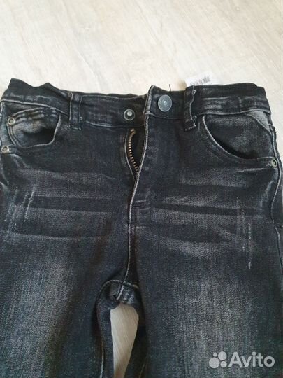 Джинсы и рубашка костюм на кмальчика 104