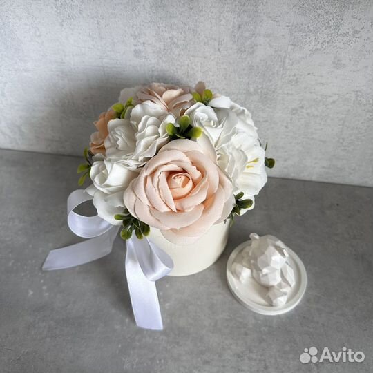 Букет из мыльных цветов