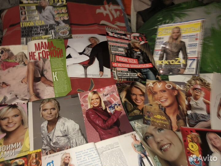 Журнальные вырезки и календарики