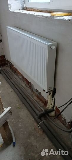 Монтаж системы отопления, водопровод канализация