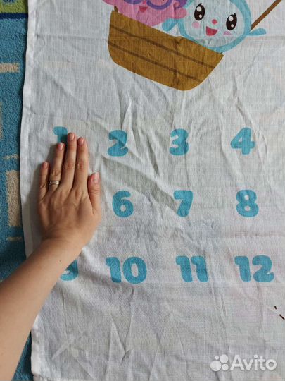 Фотоплед пеленка муслиновая для новорожденных