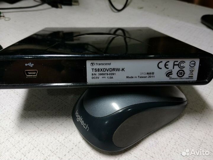 Внешний оптический привод DVD-RW transcend